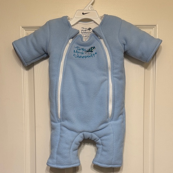 Magic Merlin Blue One Piece Sleepsuit - 6-9M - Picture 1 of 5